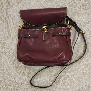 Dooney & Bourke Florentine Toledo Messenger/Mailbag Rouge, Bordeaux, Burgundy